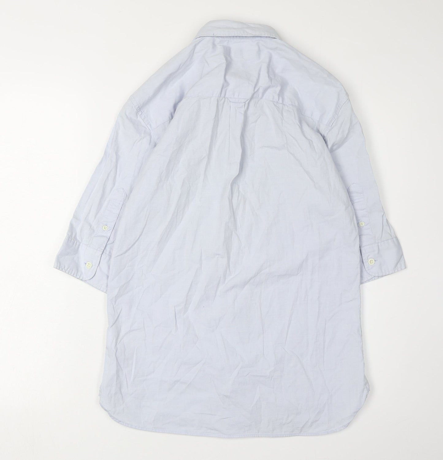 AllSaints Men's Blue XS 3/4 Sleeve Shirt