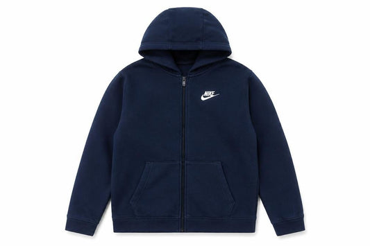 Nike Boys Blue Full Zip Hoodie XL with Pockets