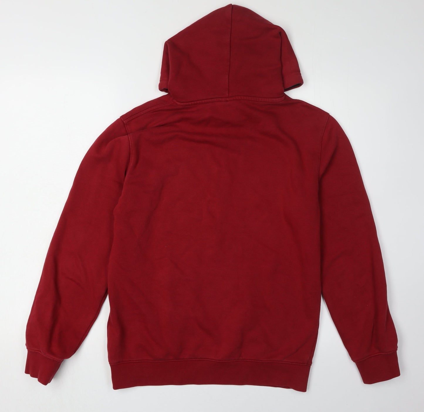 Champion Men's Red Pullover Hoodie - Small, Logo Accent