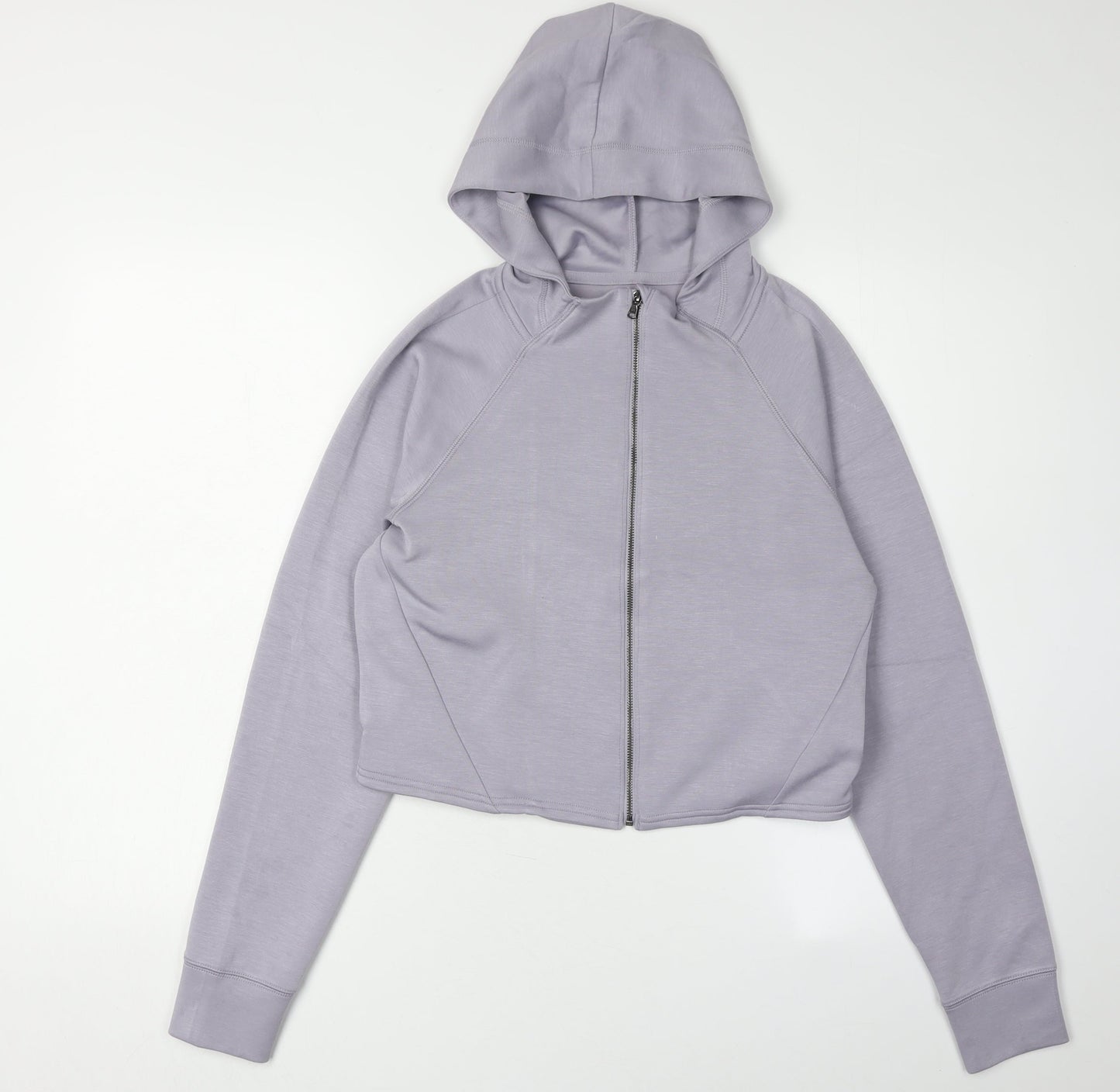 Gilly Hicks Women's Grey Full Zip Hoodie - Size S