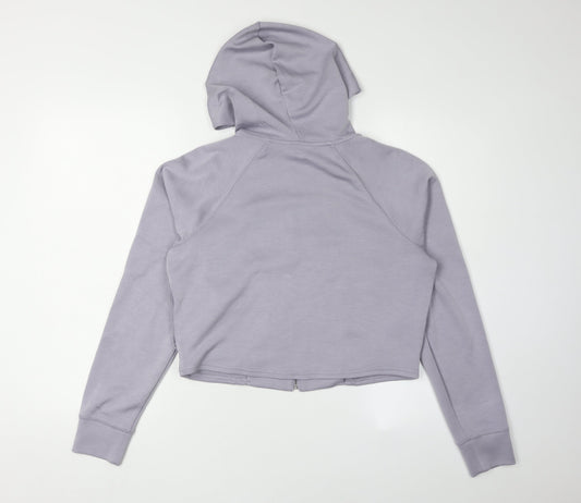 Gilly Hicks Women's Grey Full Zip Hoodie - Size S