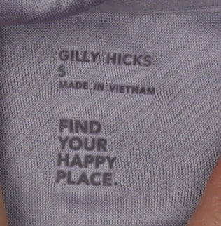 Gilly Hicks Women's Grey Full Zip Hoodie - Size S