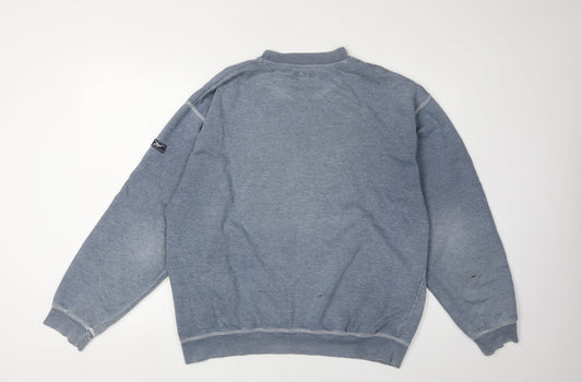 Reebok Men’s Blue Pullover Sweatshirt Medium