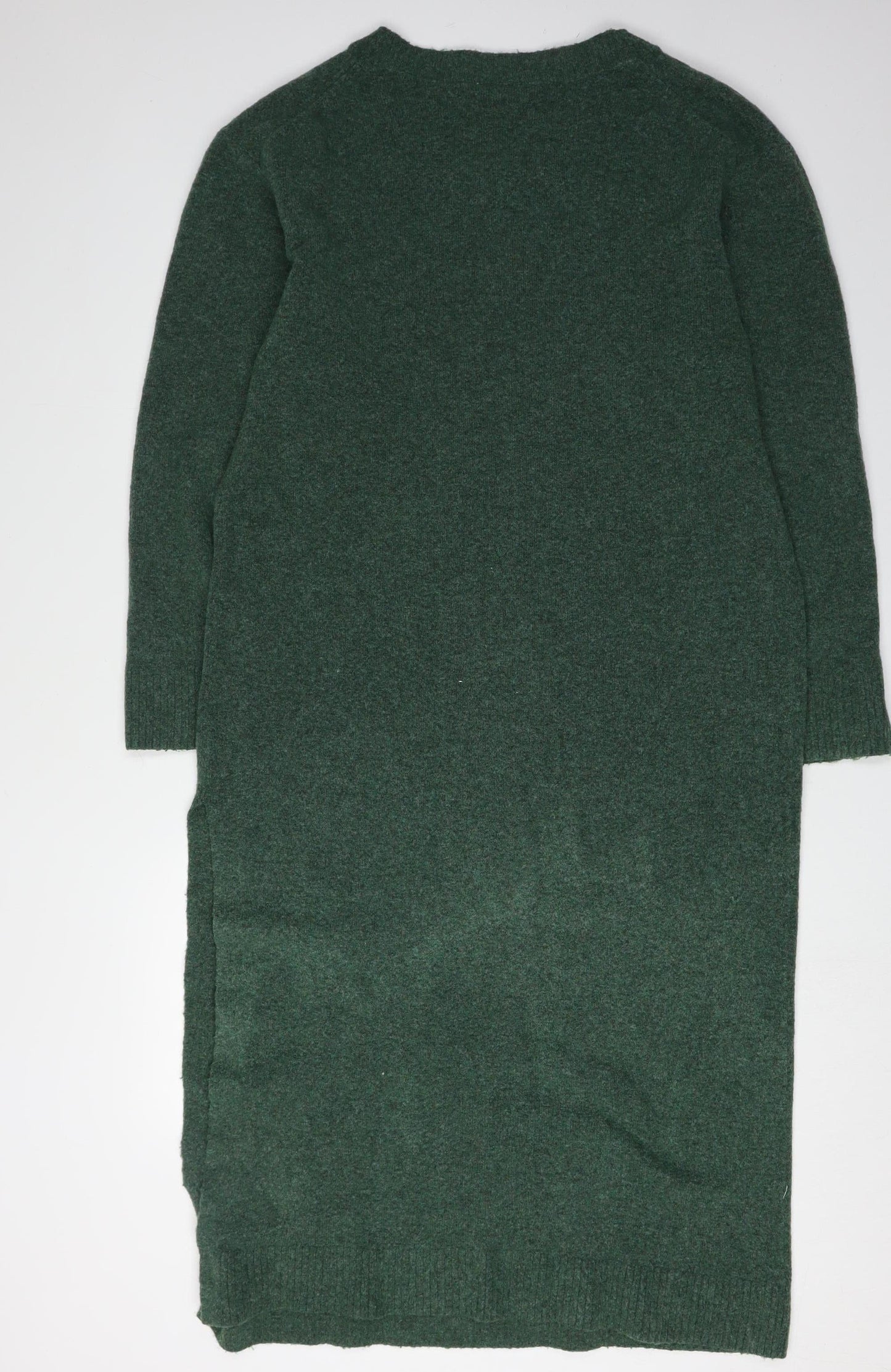 Weekday Women's Green V-Neck Dress M