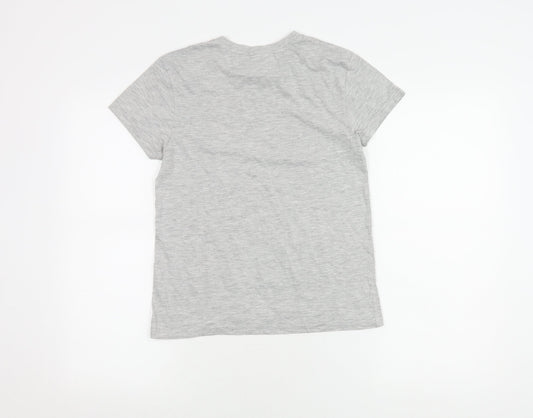 Harry Potter Women's Grey T-Shirt Size 8 - Platform 9¾