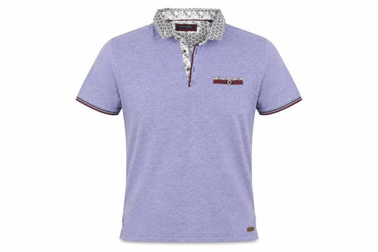 Brave Soul Men's Blue Polo Shirt - M