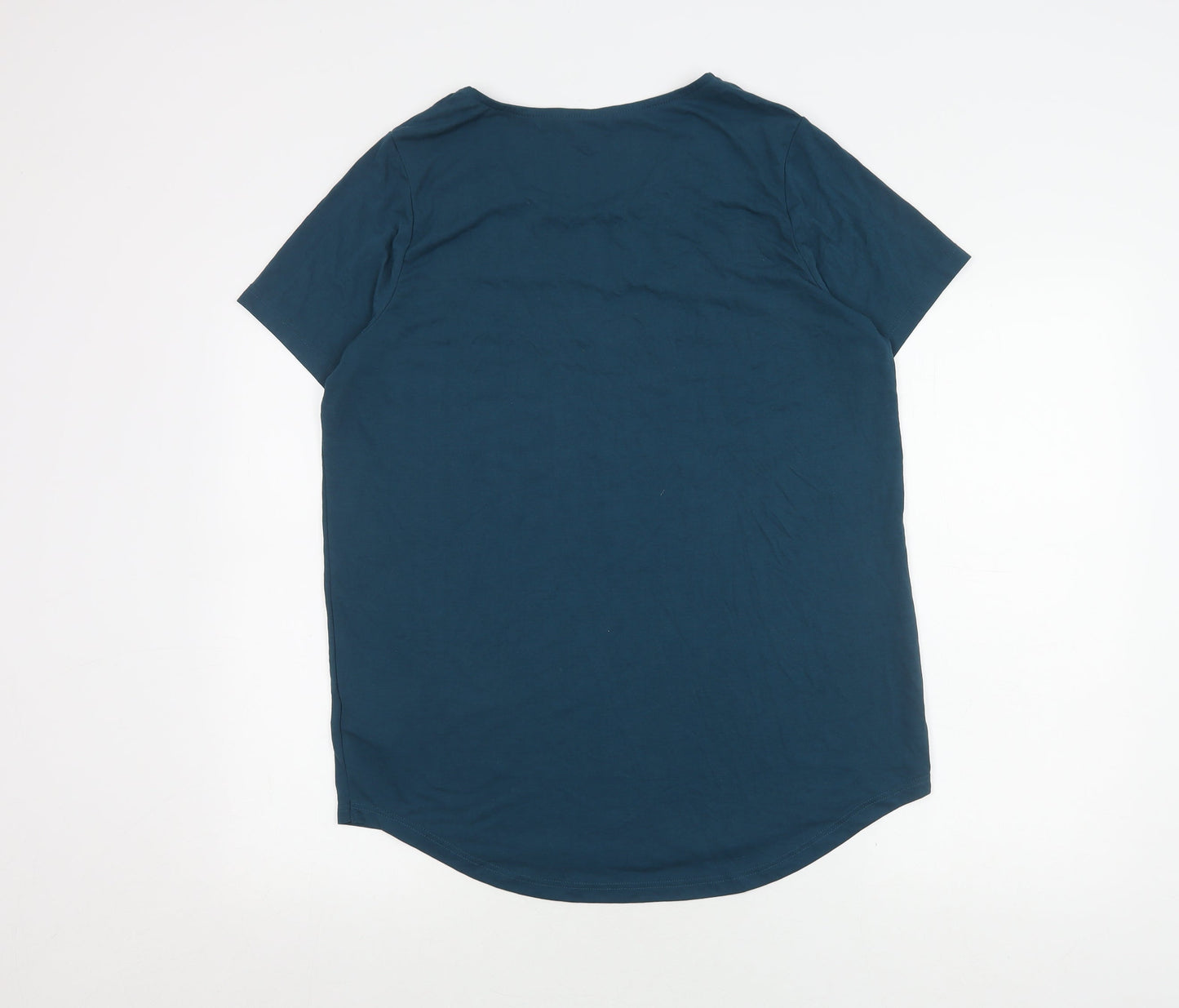 Next Women's Blue Beaded T-Shirt, Size 14
