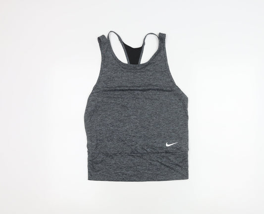 Nike Women's Grey Athletic Tank Top Size S