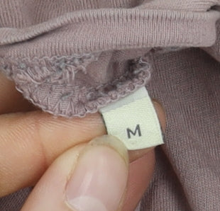 Jack & Jones Men's Pink Medium Cotton Crew Neck T-Shirt