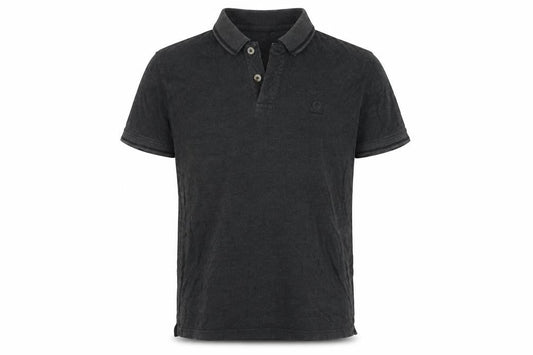 TOG24 Men's Black Polo Shirt Medium Short Sleeve