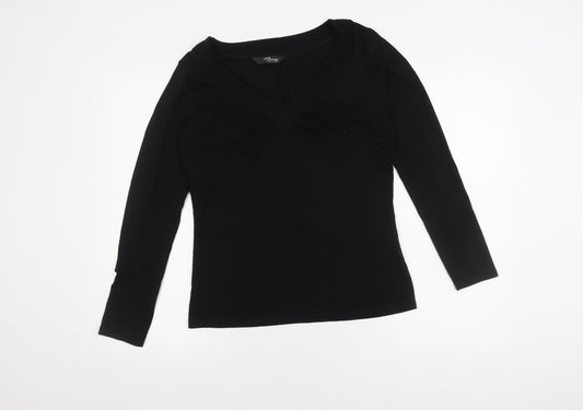 Jane Norman Women's Black Long Sleeve Top Size 14