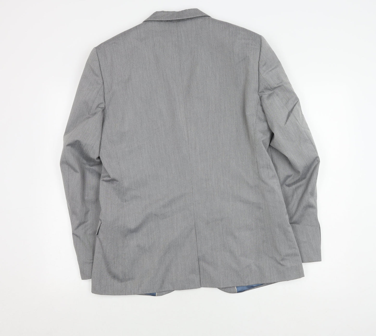 River Island Men's Grey Blazer Jacket Size 40S Formal