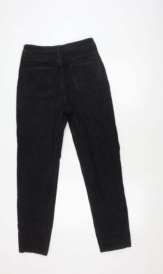 ASOS DESIGN Women's Black Straight Leg Jeans L