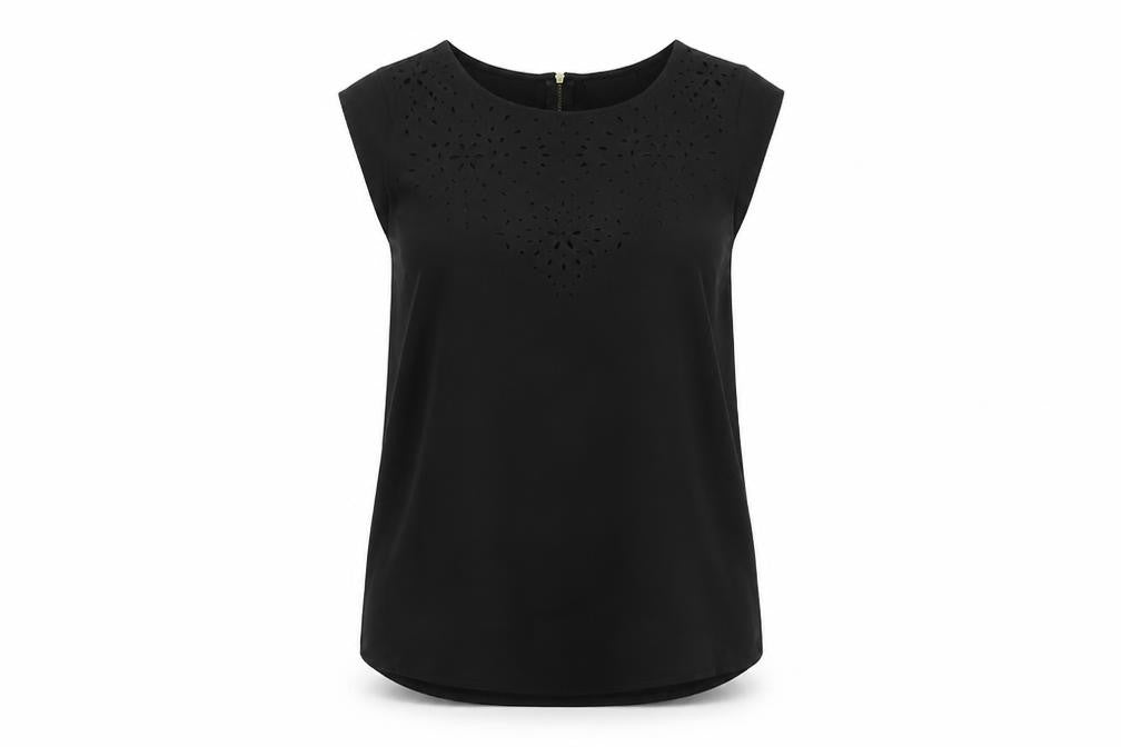 Next Women's Black Sleeveless Top - Size 8, Casual