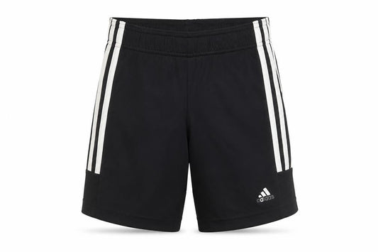 Adidas Boys Black Athletic Shorts 7-8 Years Gym Training