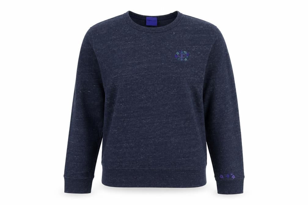 Unisex Adults UK M Regular Champion Blue Pullover Sweatshirt