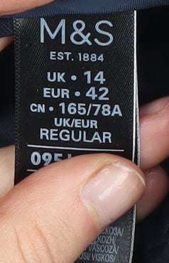 Marks and Spencer Women's Black Trousers Size 14