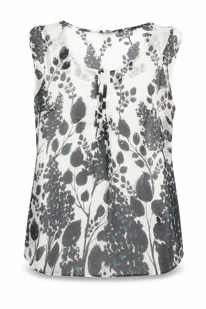 Marks and Spencer Women's Floral Silk Camisole - Size 14