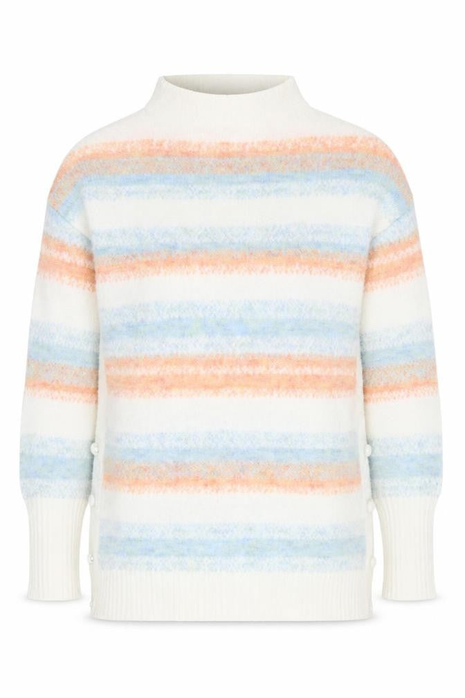 Monsoon Women's Multicoloured Striped Knit Jumper M