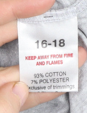 Disney Teens Grey Princess T-Shirt Size 16,18