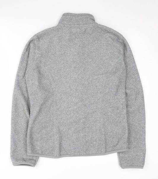 Gap Women's Grey Full Zip Jacket Size M