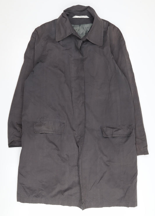 Marks and Spencer Women's Grey Overcoat Size 14