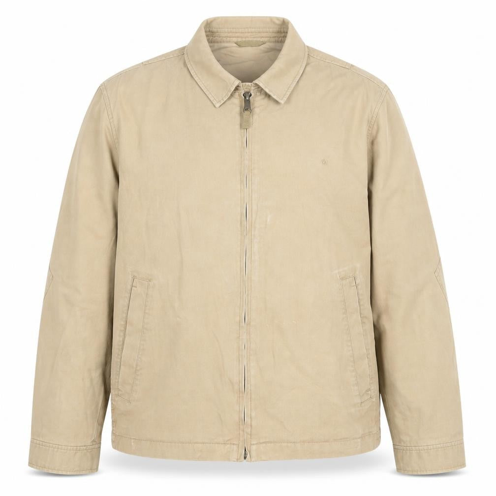 Melka Men's Beige Cotton Jacket, Size 60, Good Condition