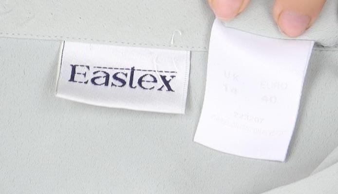 Eastex Women's Grey Long Sleeve Button-Up Shirt