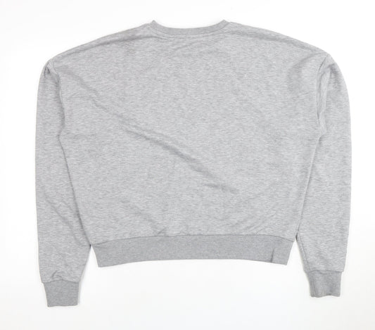 Topshop Women's Grey Pullover Sweatshirt Size 8