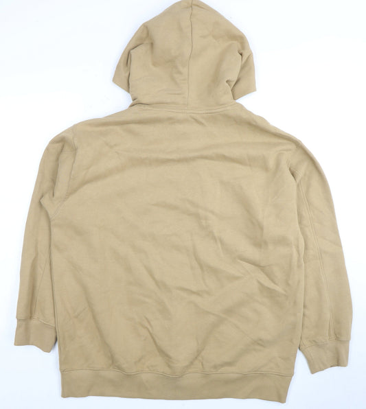 Marks and Spencer Women's Beige Pullover Hoodie M