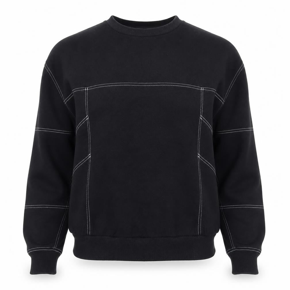Topshop Women's Black Sweatshirt, Size UK 8, Casual Wear