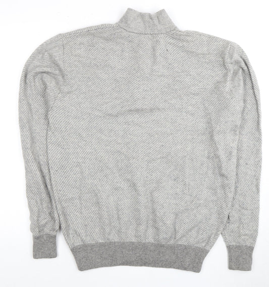 Hart Schaffner Marx XL Grey Full Zip Men's Jumper