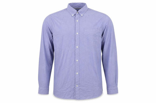 Jack & Jones Mens Blue XL Long Sleeve Button-Up Shirt