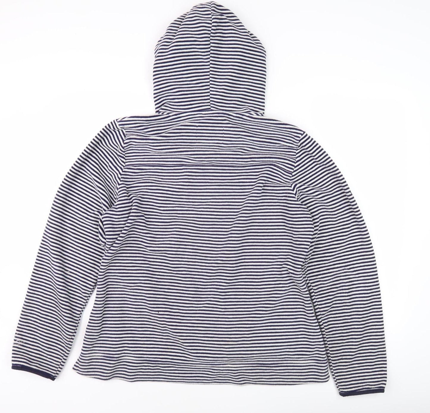 Brasher Women's Multicoloured Striped Pullover Hoodie, UK 16