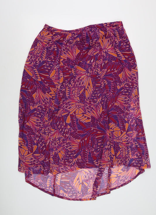 Debenhams Women's Multicoloured A-Line Midi Skirt, Size 10