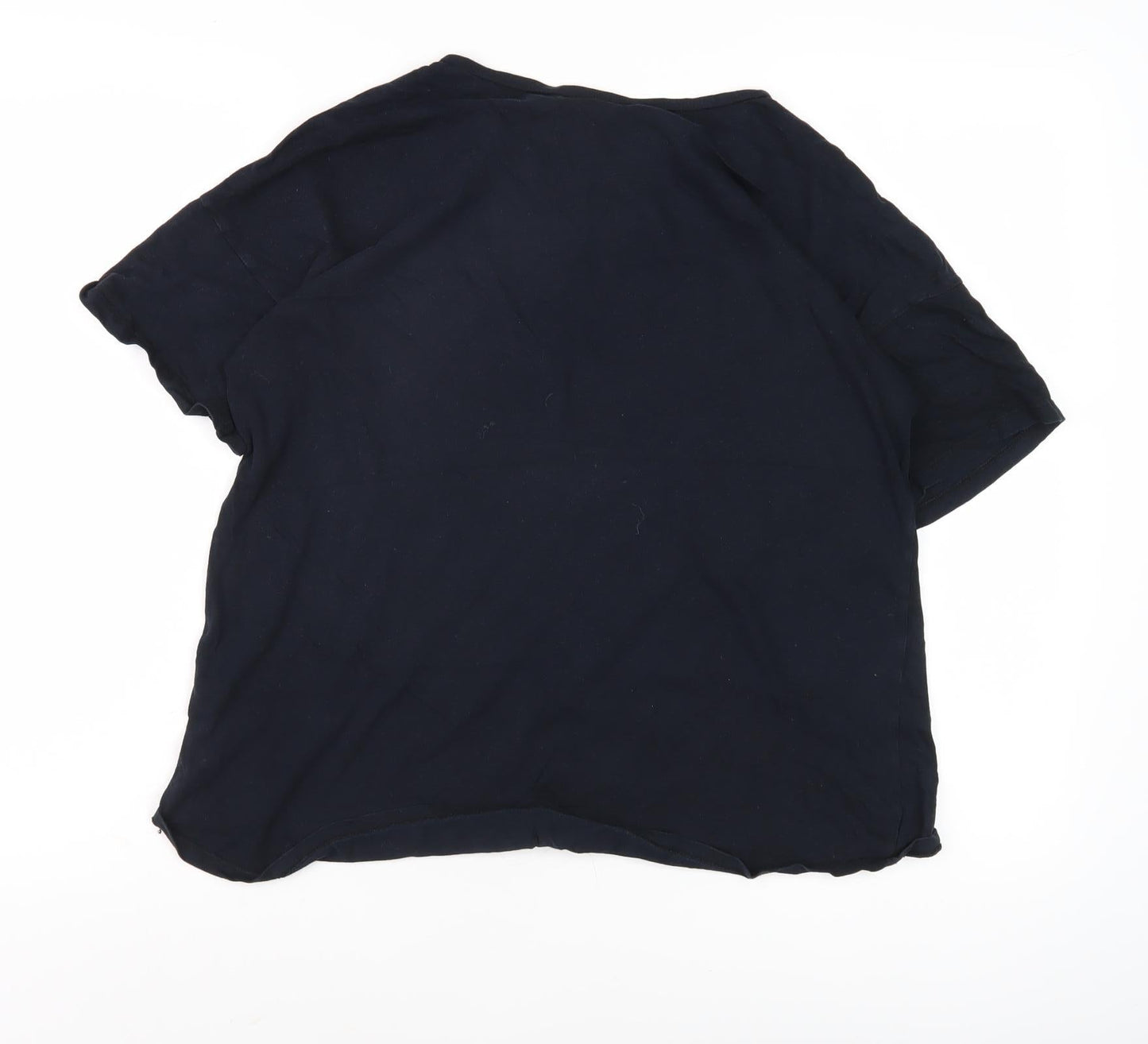 Zara Women's Black Punk Tour Graphic T-Shirt, Size 10