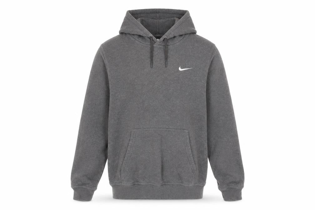 Mens UK S Regular Nike Grey Pullover Hoodie