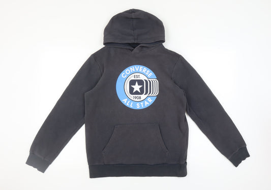 Converse Teens Black Logo Hoodie XL Pullover