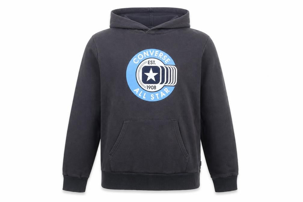 Teens UK XL Regular Converse Black Pullover Hoodie