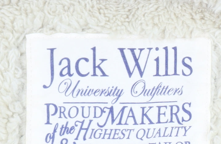 Jack Wills Women's Blue Full Zip Hoodie - Size 12