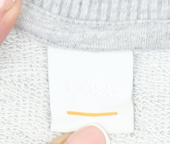 Hugo Boss Grey Crew Neck Unisex Sweatshirt M