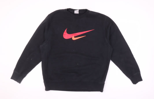 Nike Men's Black M Pullover Sweatshirt with Logo