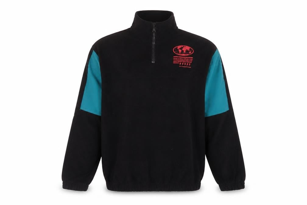 Front view of ASOS Men's XS Black Fleece Sweatshirt