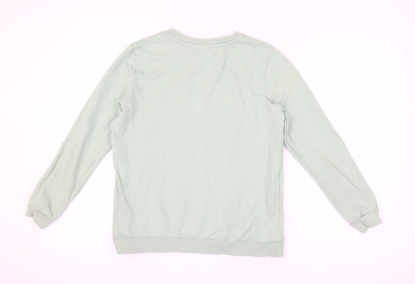 Disney Women’s Green Pullover Sweatshirt - Size 12