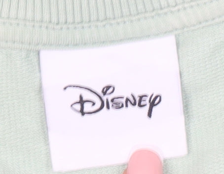 Disney Women’s Green Pullover Sweatshirt - Size 12