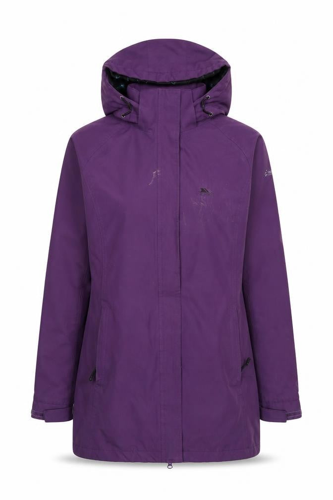 Womens UK Size XS Regular Trespass Purple Polyester Jacket