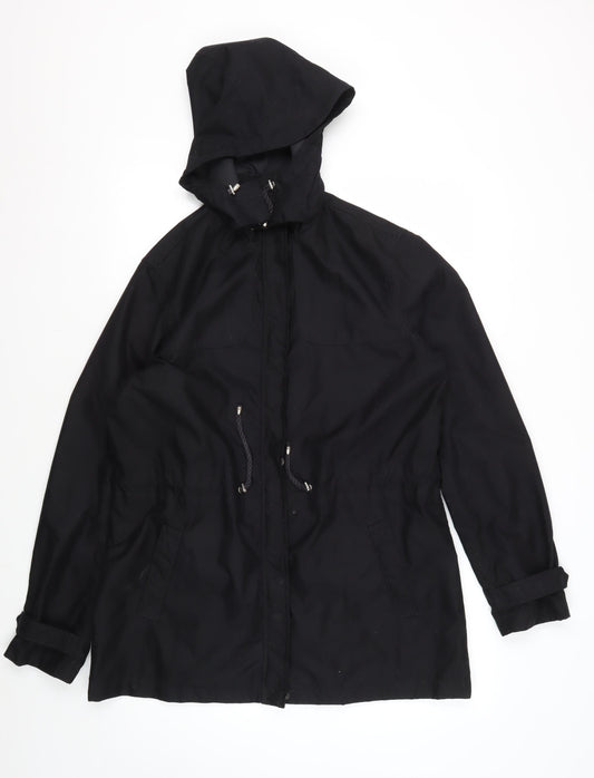 Lands' End Women's Black Anorak Jacket Size M