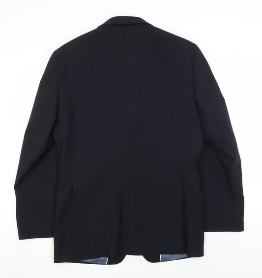 Next Men's Blue Blazer - 38R Regular Fit Formal