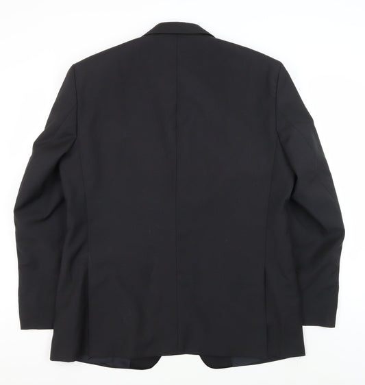 Nicholas Rowe Men's Black Tuxedo Blazer, Size 42R