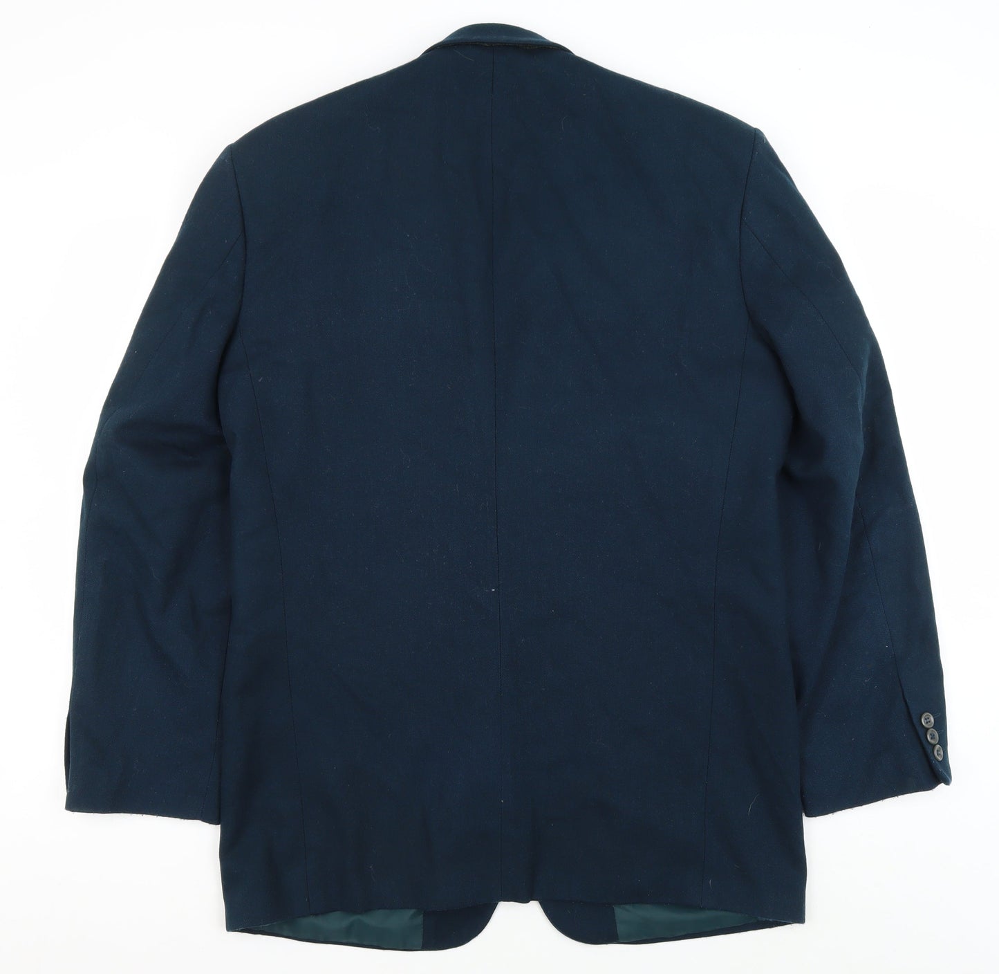 BHS Men's Blue 40 Long Wool Blazer